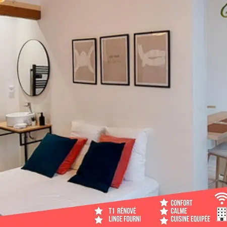 Artpink - Ideal Pros - Proche Commerces - Agathor Apartment *