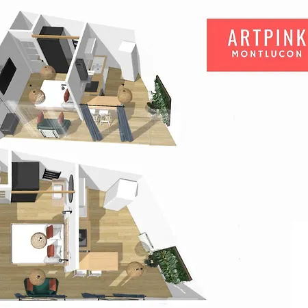 Artpink - Ideal Pros - Proche Commerces - Agathor Apartment *