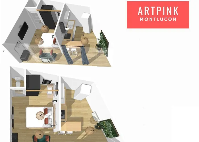 Artpink - Ideal Pros - Proche Commerces - Agathor Apartment *